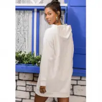 Kapsonlu Sweatshirt Elbise