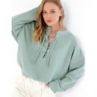 Onu Bagcikli Oversize Sweatshirt