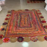 Chindi Tikki Rectangle Braided Rug