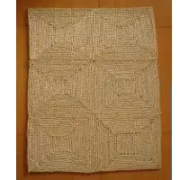 Atch Work Rectangle Braided Rug