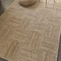 Patch Work Rectangle Braided Rug