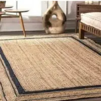 Multi Rectangle Braided Rug
