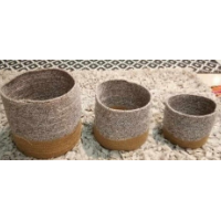 Jute + Cotton Baskets