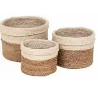 Jute + Cotton Baskets