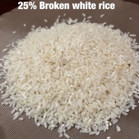 Burmese White Rice 25% Broken Polished