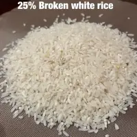 Burmese White Rice 25% Broken Polished