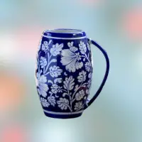 Blue Pottery Beer Mug