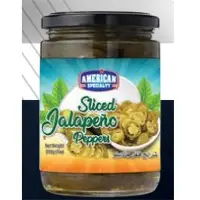 Sliced Jalapeno Peppers