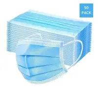3Ply Face Masks Ce Approved 1x50pcs