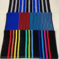 Vibrant Black Terry Towel