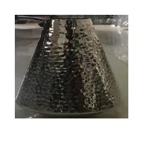 Alum N/p Hammered Flower Vase