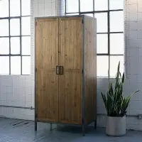 Iron & Wooden Almirah