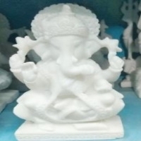 Makrana White Marble Ganesh Ji