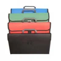 A4 Expanding File With Handle With Piping