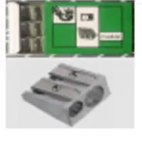 Two Hole Metal Pencil Sharpener