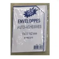 114x162mm Peel And Seal Envelope 80G