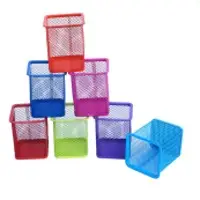 Metal Office Desktop Desk Pen Holder Organizer