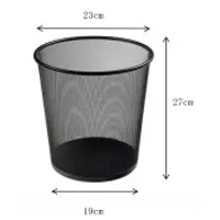 Metal Mesh Trash Can Dustbin