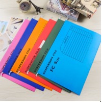 FC Plastic Clear Tabs And Blank File Folders