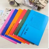 FC Plastic Clear Tabs And Blank File Folders