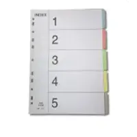 5 Pages 110g Paper Dividers