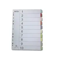 10 Pages 110g Paper Dividers