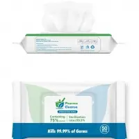 Pharma Cleanse Wipes Advanced 75% Alcohol