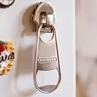 Zipper-Shaped Design Beer Bottle