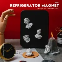 Sculpture Refrigerator Sticker