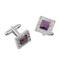 Cufflinks Luxury Crystal