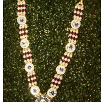 White Bead Varmala