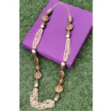 Eight Line Pearl Necklace