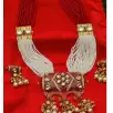 Red & Pearl Tourmaline Set
