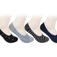 Men's Multicolored Designer Cotton Loafer Socks