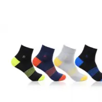 Men's Cotton Multicoloured Ankle Bold Socks