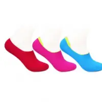 Men's Multicoloured Cotton Loafer Socks