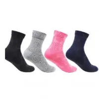Women's Multicoloured Ankle Sock (Floral Print)