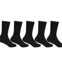 Kids Plain Navy Cotton School Socks