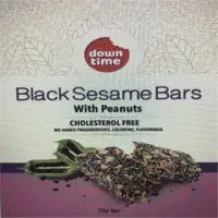 Black Sesame Bars With Peanuts
