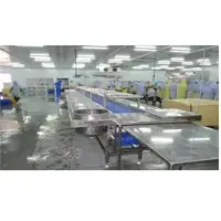 SS Shrimp Pan Setting Conveyor