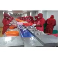 SS Shrimp Shell Peeling Conveyor