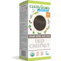 Organic Herbal Hair Color Deep Chestnut