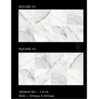 Square wall tile
