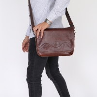 Handmade Leather Messenger Bag