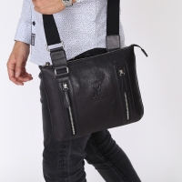 Handmade Leather Messenger Bag