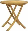 Teak Round Folding Table