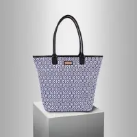 Geo Hex Cotton Canvas Bag
