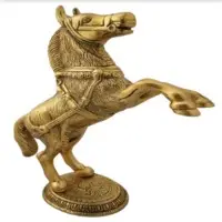 Handcrafted Metal Horse Statue