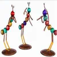 Handmade Metal Beautiful Colorful Antique