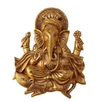 Metal Ganesh Idol Statue Wall Hanging